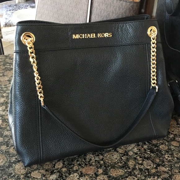 MICHAEL KORS JET SET ITEM LG CHAIN SHOULDER TOTE - Picture 4 of 8